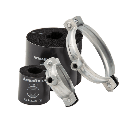 AF/Armafix Kombi FX Rohrträger mit Schelle – Effektive Kältebrückenvermeidung für Kälteanlagen - Rohrisolierdiscounter