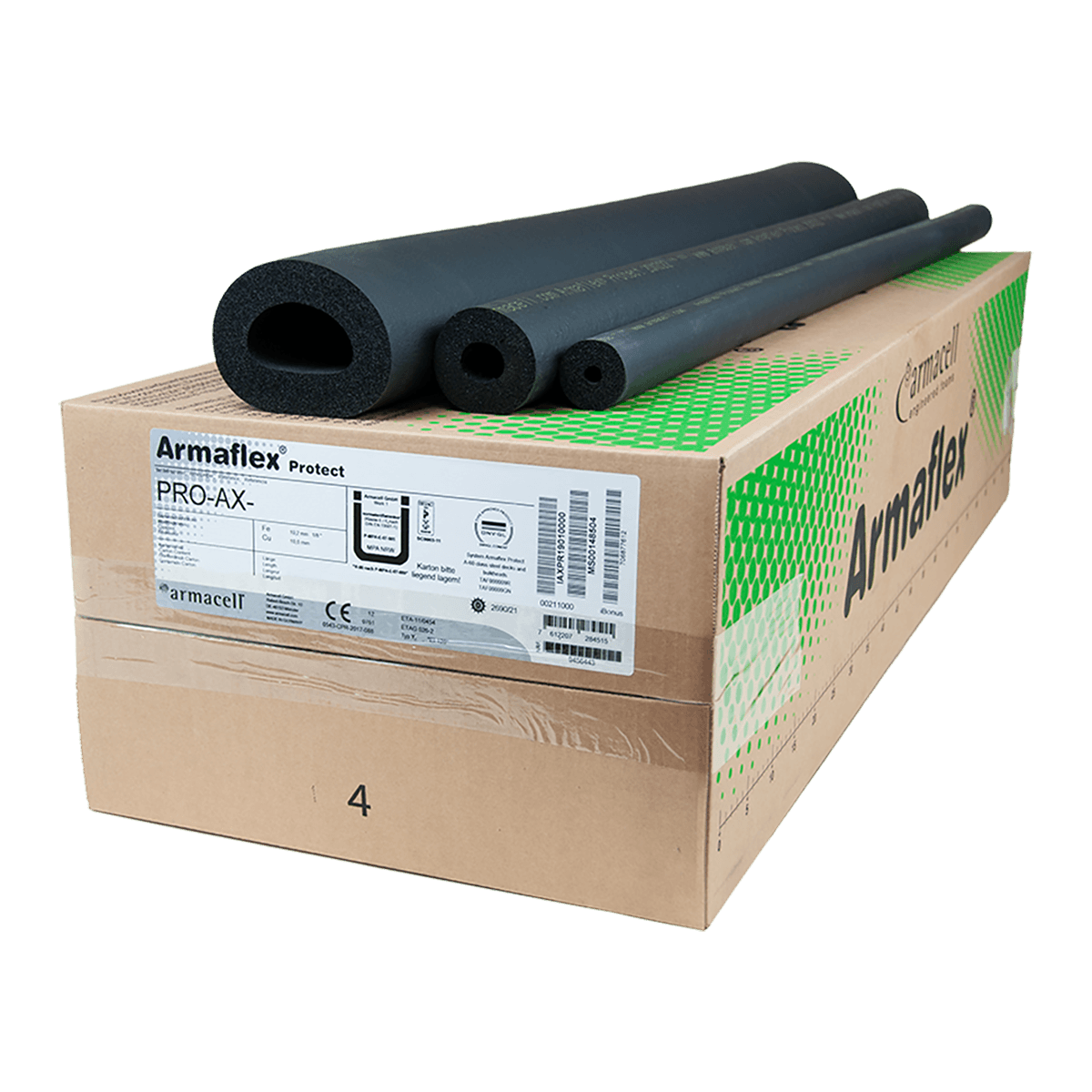 Armaflex Protect R90 Rohrisolierung – 1m Brandschutzschlauch - Rohrisolierdiscounter