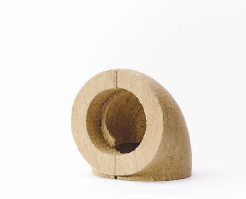 ROCKWOOL Conlit PS 150 Sprinkler Bogen – Nichtbrennbare, Einseitig Aufgeschlitzte Rohrisolierung mit Dampfbremse, Aluminium-Kaschierung, Silikonfrei, AS-Qualität - Rohrisolierdiscounter