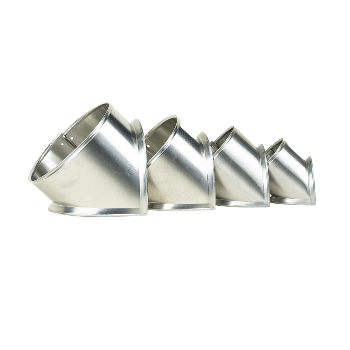 EKAMET Aluminium Blechstutzen – Robuste Rohrisolierung für Innen- und Außenbereiche - Rohrisolierdiscounter