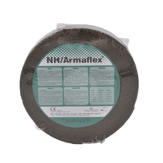 NH/Armaflex-Band B2 SK - Hochleistungs-Rohrisolierung aus synthetischem Kautschuk, verhindert Tauwasserbildung und spart Energie - Rohrisolierdiscounter