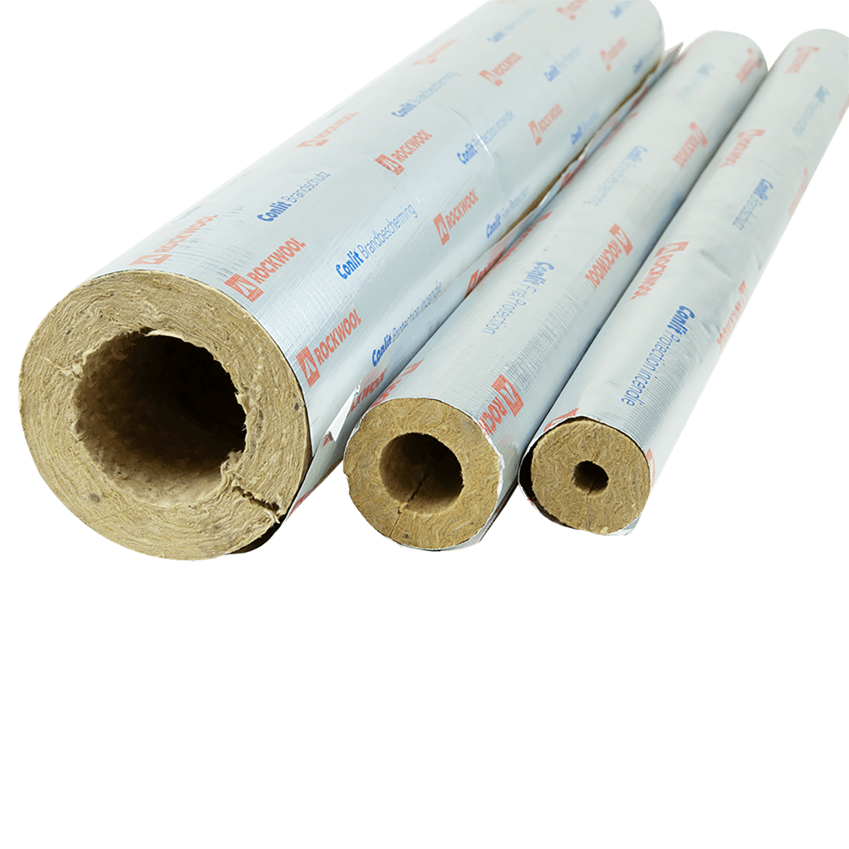 ROCKWOOL Conlit 150 U Schale (2m) – Nichtbrennbare Brandschutzrohrschale für R 30-R 120 Dämmung - Rohrisolierdiscounter